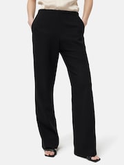 Jigsaw Black Hopsack Tux Trousers - Image 1 of 7