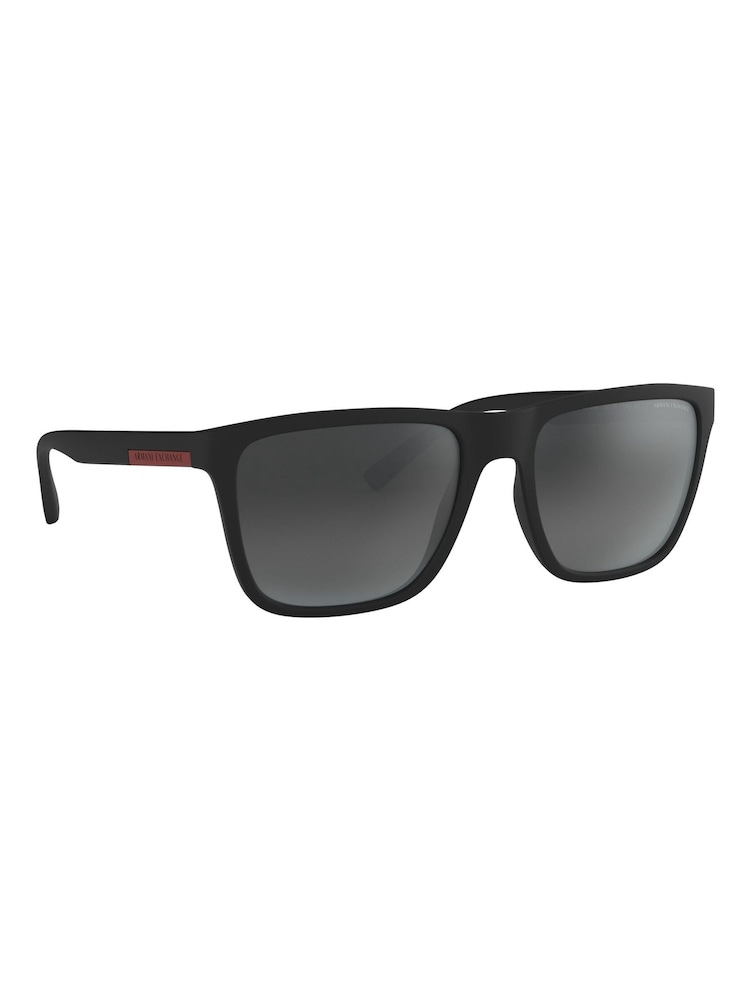 Armani Exchange Ax4080S Square Black Sunglasses - Image 1 of 9