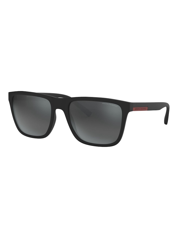 Armani Exchange Ax4080S Square Black Sunglasses - Image 3 of 9