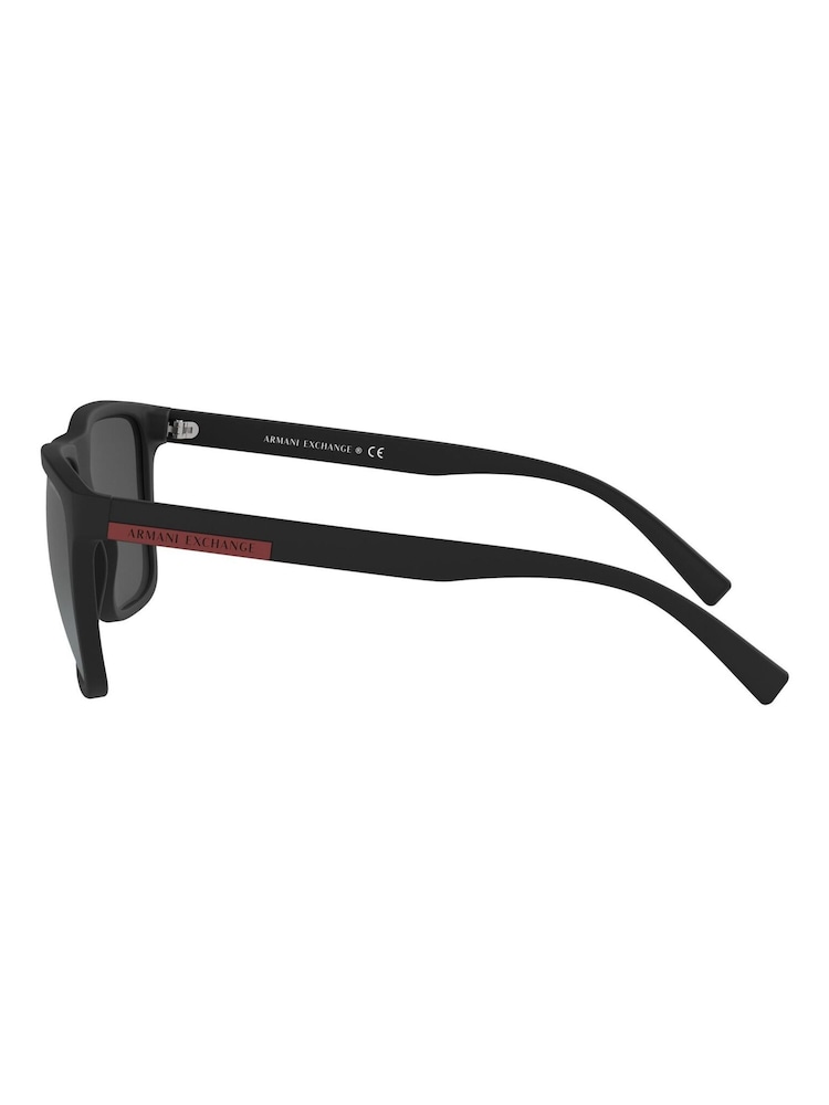 Armani Exchange Ax4080S Square Black Sunglasses - Image 6 of 9