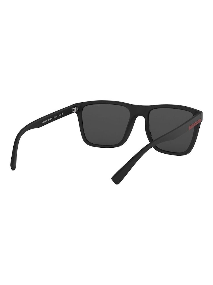 Armani Exchange Ax4080S Square Black Sunglasses - Image 9 of 9