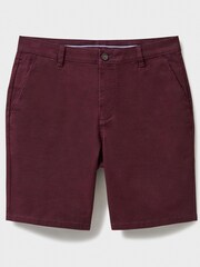 Crew Clothing Red Classic Bermuda Cotton Stretch Chino Shorts - Image 5 of 5