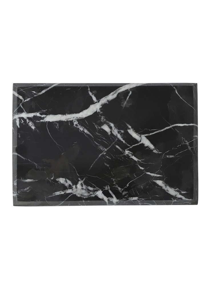 Interiors by Premier Black and Gold Marble Chopping Board - Image 1 of 4