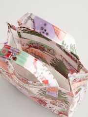 Cath Kidston Christmas 100% Cotton Small Coated Bookbag - Image 2 of 7