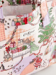 Cath Kidston Christmas 100% Cotton Small Coated Bookbag - Image 4 of 7