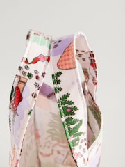 Cath Kidston Christmas 100% Cotton Small Coated Bookbag - Image 6 of 7