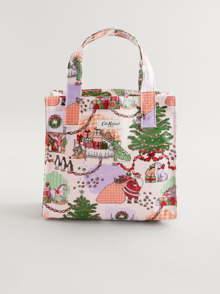 Cath Kidston Christmas 100% Cotton Small Coated Bookbag - Image 7 of 7