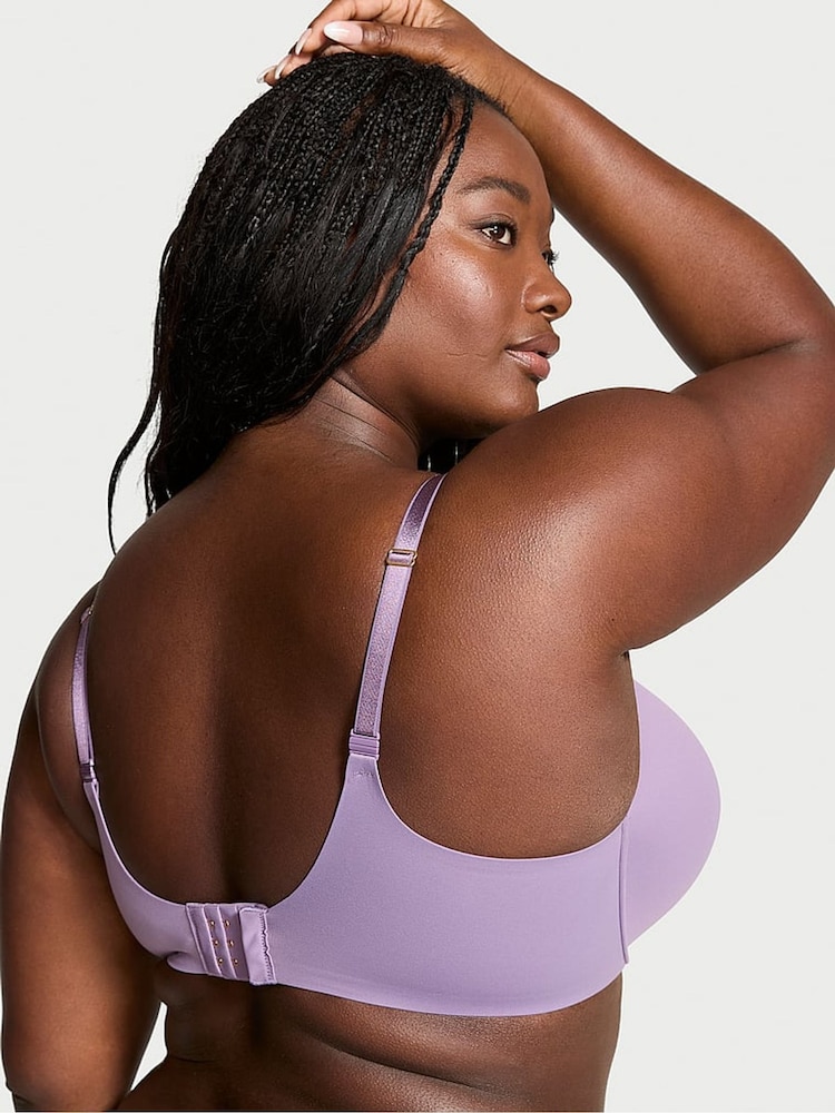 Victoria's Secret Frozen Plum Purple Push Up Smooth Bra - Image 2 of 4 Victoria's Secret Frozen Plum Purple Push Up Smooth Bra - Image 2 of 4