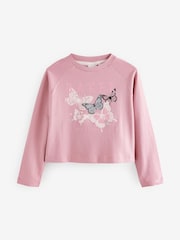 Baker by Ted Baker več potiskom dolg rokav; z dolgimi rokavi 100% bombažna majica 3 pak - Slika 2 iz 10