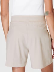 Sweaty Betty Mineral Beige Explorer 5.5" Shorts - Image 2 of 5