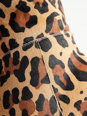 Leopard Leather Forever Comfort® Knee High Skinny Heeled Boots - Image 11 of 11