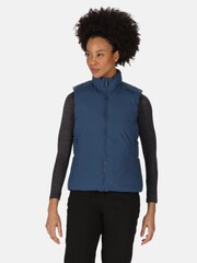 Regatta Blue Womens Yewbank Reversible Padded Gilet - Image 4 of 10