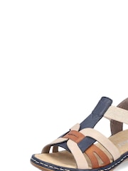 Rieker Womens Elastic Stretch Sandals - Image 1 of 10