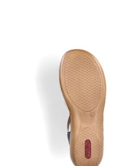 Rieker Womens Elastic Stretch Sandals - Image 7 of 10