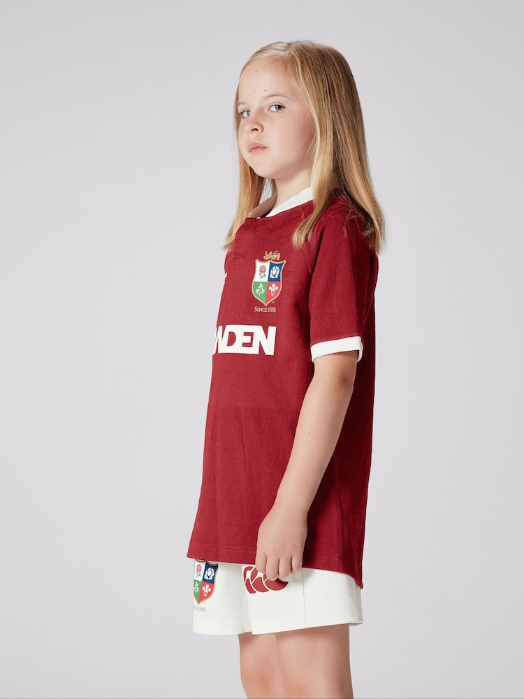 Canterbury Red British & Irish Lions Rugby Replica Jersey - Image 2 of 9