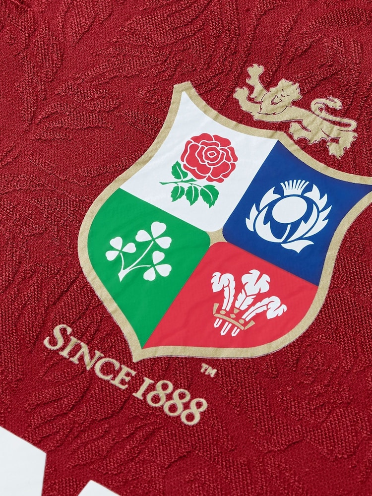 Canterbury Red British & Irish Lions Rugby Replica Jersey - Image 7 of 9