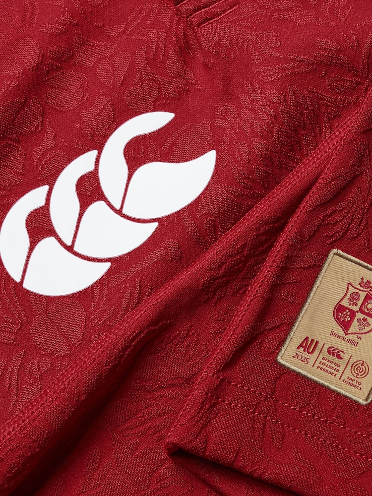 Canterbury Red British & Irish Lions Rugby Replica Jersey - Image 8 of 9