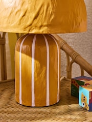 Jojo Maman Bébé Ochre/Cream Asta Striped Table Lamp - Image 3 of 5