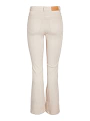 NOISY MAY Cream High Waist Flared Jeans - Image 6 of 6
