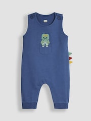 JoJo Maman Bébé Appliqué Pocket Dungarees and Top Set - Изображение 2 из 6