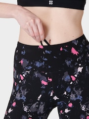 Imprimeuri textură dispersată Negru - Sweaty Betty Power 7/8 Workout Colanți - Imaginea 5 din 9