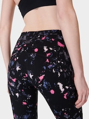 Imprimeuri textură dispersată Negru - Sweaty Betty Power 7/8 Workout Colanți - Imaginea 7 din 9