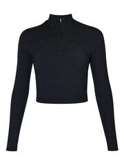 Sweaty Betty Black Super Soft Half Zip Sweat Top - Image 7 of 7