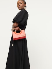River Island Black Puff Sleeve Belted Dress - Image 3 of 4