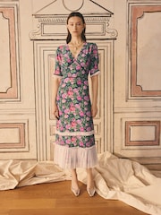 Cath Kidston Green Roses Tea Dress - Image 1 of 8