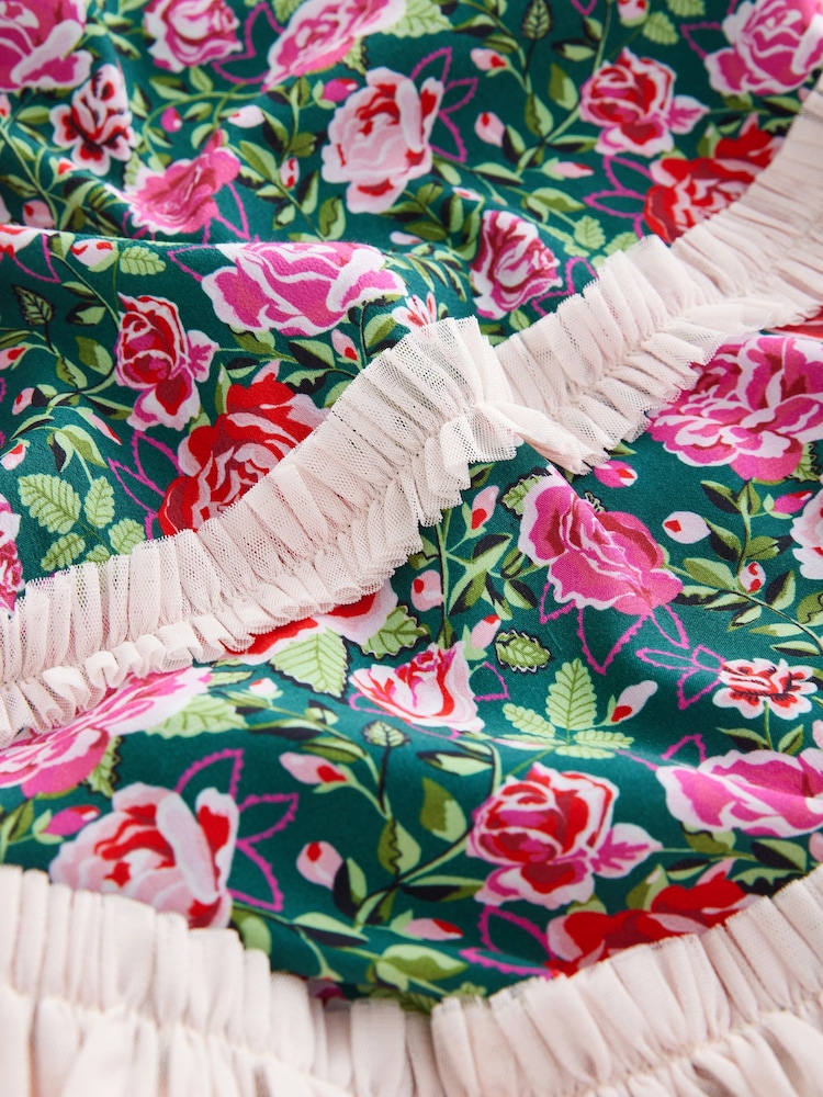 Cath Kidston Green Roses Tea Dress - Image 8 of 8