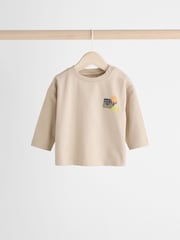 Neutral Baby Top And Leggings Set - Image 3 of 12
