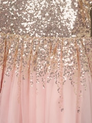 Miss Sequin Waterfall Tulle Skirt Dress - Image 3 of 4