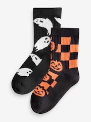 Halloween Cotton Rich Socks 2 Pack - Image 1 of 5
