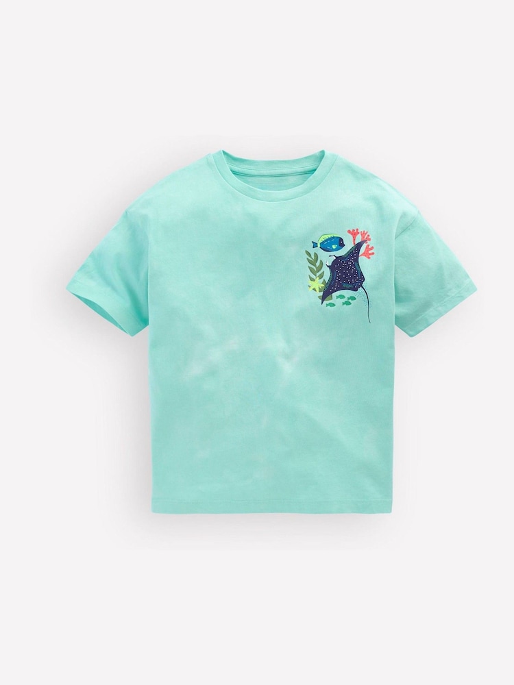 Boden Pink Front & Back Graphic T-Shirt - Image 2 of 3 Boden Pink Front & Back Graphic T-Shirt - Image 2 of 3