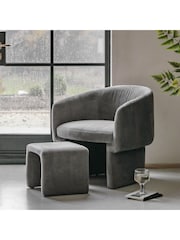 Gallery Home Anthracite Grey Hackney Armchair - Image 1 of 6