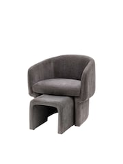 Gallery Home Anthracite Grey Hackney Armchair - Image 5 of 6