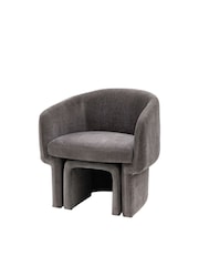 Gallery Home Anthracite Grey Hackney Armchair - Image 6 of 6