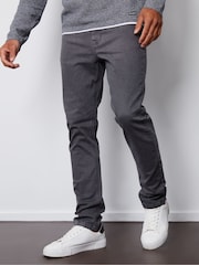 Threadbare Dark Grey Slim Fit Jeans With Stretch - Image 1 of 4