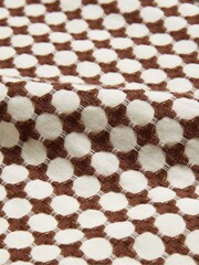 Ted Baker Brown Textured Geo Oise Shirt - Image 3 of 6