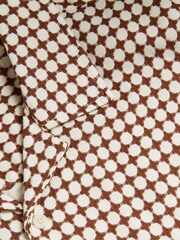 Ted Baker Brown Textured Geo Oise Shirt - Image 6 of 6