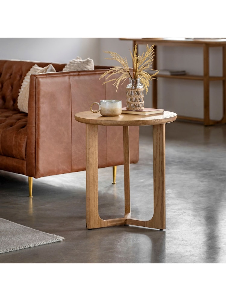 Gallery Home Natural Neston Side Table - Image 1 of 6