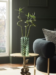 Green Glass Bobble Vase - Image 1 of 4