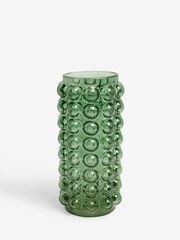 Green Glass Bobble Vase - Image 3 of 4
