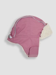 JoJo Maman Bébé Light Pink Cosy Waterproof Hat - Image 3 of 3