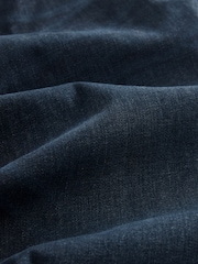 Blue Indigo Rinse Slim Fit Vintage Wash Denim Jeans - Image 11 of 11
