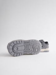 Grey Standard Fit (F) Chunky Lace Skate Trainers - Image 4 of 5