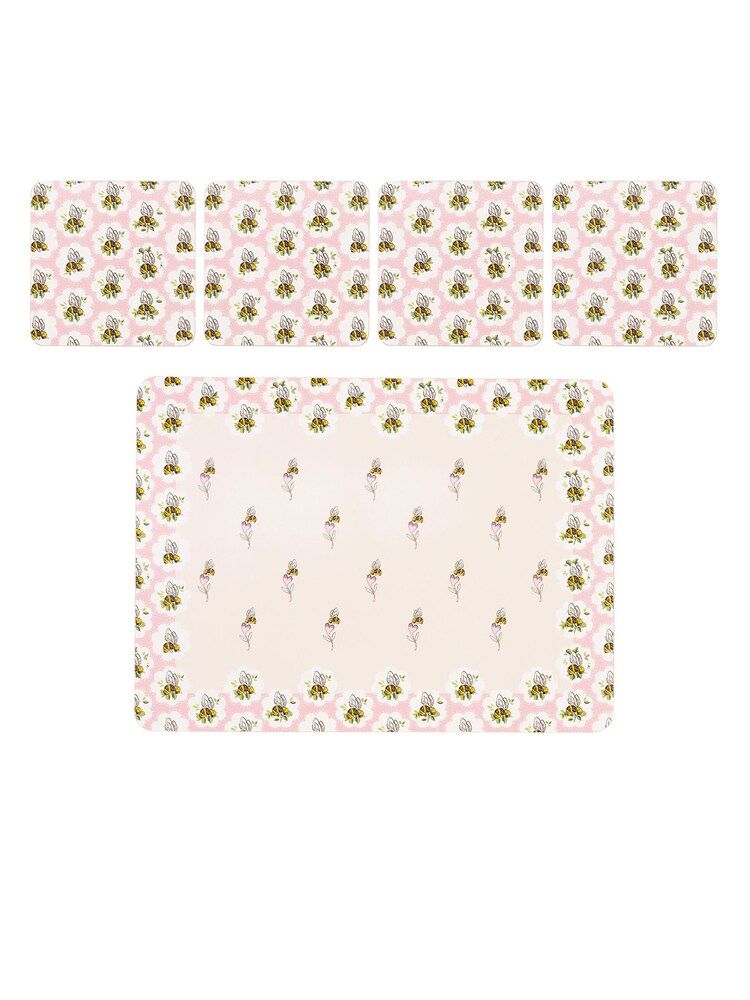 Cath Kidston Cream Provence Bee Cork Back Placemats - Image 2 of 6