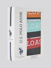 U.S. Polo Assn. Contrast Stripe Mens Boxer Shorts 3 Pack - Imagen 3 de 9