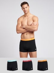 U.S. Polo Assn. Contrast Stripe Mens Boxer Shorts 3 Pack - Imagen 7 de 9