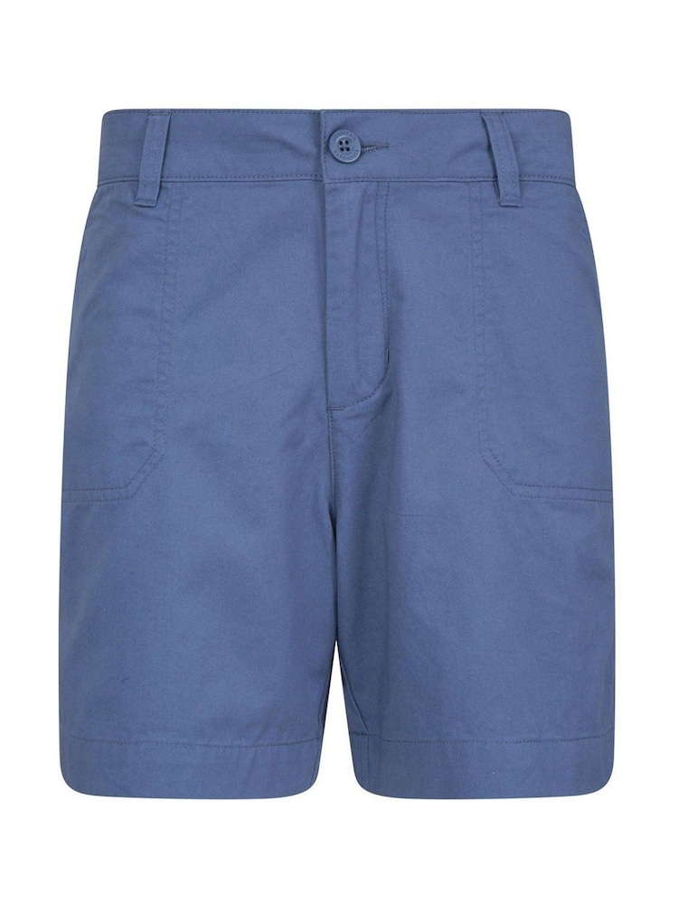 Mountain Warehouse Blue Bayside 100% Cotton Womens Shorts - Image 1 of 4